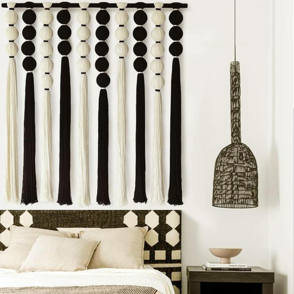 Modern Black and White Wall Hanging Decor